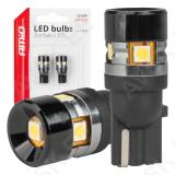LED CANBUS T10 W5W 5SMD 3030 Valge 12V/24V Amio