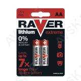 Liitiumpatarei Raver AA 1.5V FR06 2tk pakis