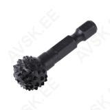 Spherical Rotary Rasp for Wood 14.5 x 11.9 / 48 mm, hexagon shank
