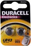 TABLETT-PATAREI, DURACELL, 1,5V, LR43, 2TK