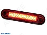 LED gabariittuli Valeryd 120,4x12,8 mm punane 12-36 V, sis. 150 mm kaabel
