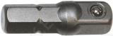 1/4" KUUSKANT -> 1/4" NELIKANT ADAPTER PADRUNITELE 30MM PIKK TRIUMF