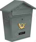Postkast 380x320x105mm hall