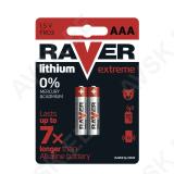 Liitiumpatarei Raver AAA 1.5V FR03 2tk pakis *