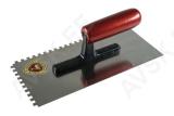 Notched trowel 280 × 130 mm, 10 × 10 mm notches