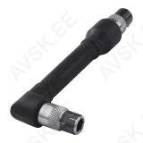 Angled Hand Screwdriver With 2 Bit Sockets
