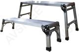 KOKKUPANDAV TÖÖPLATVORM 2TK ALU H550MM / H300MM MAX 100KG JBM*