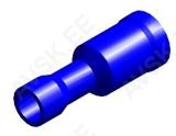JUHMEOTSIK ÜMAR "EMA" SININE Ø4.9MM BLISTER 10TK M+