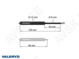Gaasivedru Arctic L = 135 mm, L kokkusurutud = 95 mm, 400N, Ø15/6 mm, M5