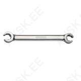 CHROMEplus Open double ring spanner, offset, 6x8mm