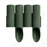 Garden pallisade 4 elements STANDARD /green/