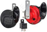 SIGNAAL "TIGU" MUST 12V 115DB 2TK CARMOTION