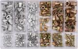 300 Pcs M3-M10 Mix Thre Alu&Ste Riv Nut