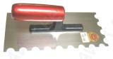 Notched trowel 280 × 130 mm, nr. 31 20 × 20 × 10 mm notches