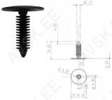 TÜÜBEL POLSTRILE 6-8.5MM 1TK DOBMAR