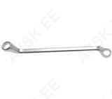 Double Ring Spanner, 75° offset, 16x17 mm