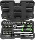 56-os. 1/4" padrunite+otsikute kompl. 4-14mm "new gen". satin jbm*