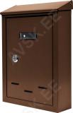 Postkast 285x200x60mm pruun