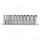 Padrunvõtmete komplekt 3/8" 11 osa 8-19mm pikad