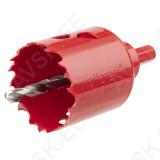 Bi-Metal Hole Saw Ø 45 mm with hexagon adapter and centring drill, cutting depth 40 mm