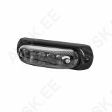 LD379 "GRAPHITE" KÜLJETULI LED PUNANE TUMEDA KLAASIGA 12/24V 103X30X36MM