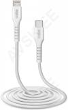 LAADIMISJUHE 2.0M LIGHTNING/APPLE - USB-C VALGE SBS