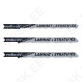 Jigsaw Blade Set 3 Pcs. HCS, U-shank, laminate and parquet