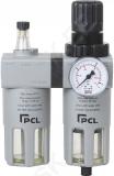 FILTER-REGULAATOR-ÕLITAJA 1/2". 5000L/MIN. 0-16BAR PCL ATCFRL12