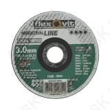Disc Cut-Off for angle grinder - STONE - Flexovit GENERAL PURPOSE 125x3x22.23mm