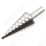 HSS Step Drill Bit 4-20 mm, 3 cutting edges, 8 mm shank