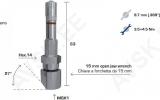 TPMS VENTIIL WONDER 1353 VEOAUTO VALUVELJELE 9.7MM
