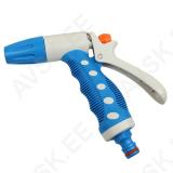 Plastic spray nozzle gun, straight jet
