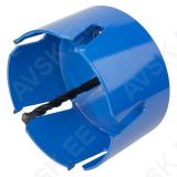 Universal hole saw Ø 112mm complete with hexagon shank and CT drill, cutting depth 60 mm
