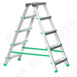 Kahepoolne treppredel 2x5 astet 150kg