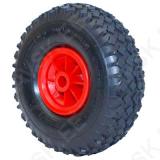 Käruratas 10" 3.50-4 võll 20mm plastvelg