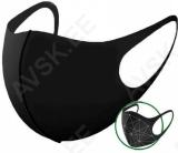 Riidest must näomask/kaitsemask 1 tk m+