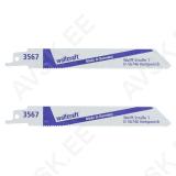 BIM Sabre Saw Blades, wood with nails, aluminium, rough cut 2pcs