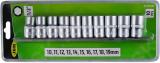 10-OS. 1/2" PADRUNITE KOMPLEKT 10-19MM. SIINIL JBM