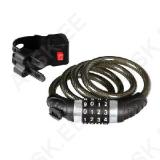 TROSSLUKK KOODIGA 5MM 100 CM