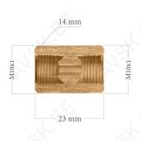 Piduritoru liide 2XM10X1 L=24 sw14