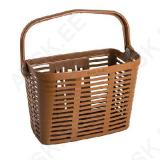 Rattakorv Bellelli, plastikust, pruun