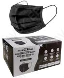 KAITSEMASK 3KIHTI EN14683 50TK MUST