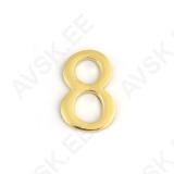 Numurs No.8 zelts blister