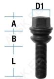 POLT PK15X1.25/38/17 (PK/R14 K-SEIB. P62.0. CH17) MUST