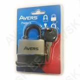Padlock APECS PDR-50-50, steel, 3 keys, blister pack