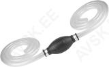 SIFOONPUMP/KUMMIPIRN + 100CM/8MM VOOLIK MÕLEMAL POOL CARMOTION