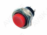 Lüliti vajutatav "Start" punane 2A 250V/4A 125V