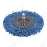 Nylon Wire Wheel Brush, Soft Ø100x10 mm, Hexagon shank