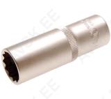 Socket, 12-point, deep | 12.5 mm (1/2") Drive | 19 mm