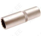 Socket, 12-point, deep | 12.5 mm (1/2") Drive | 17 mm